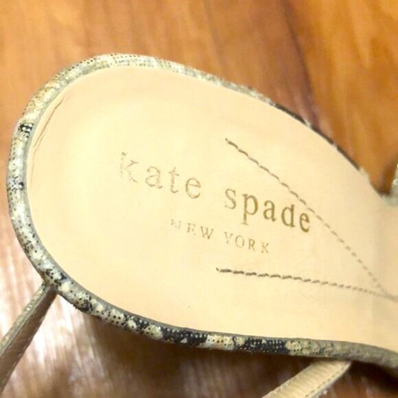 Kate Spade 2005 Sparkle Snakeskin Heels Size 5.5 - Picture 13 of 14
